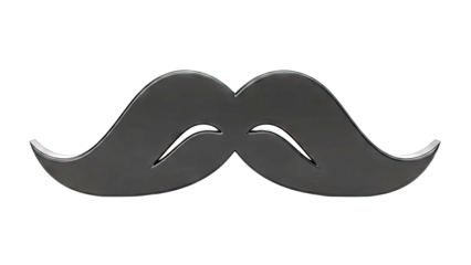 Black Mustache Silhouette