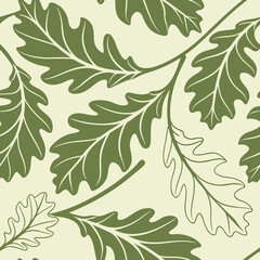 Abstract Leaf Pattern