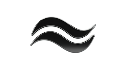 Abstract Wavy Lines Symbol