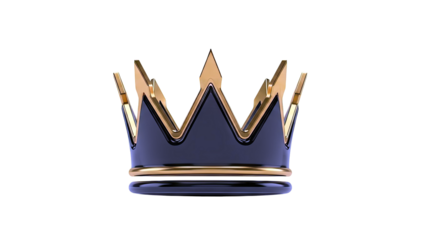 Luxury Black and Gold Crown