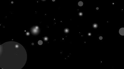 white bubble particles scattered on transparent background creating abstract sparkle overlay ideal for global celebration visuals motion graphics and digital compositions - Powered by Adobe