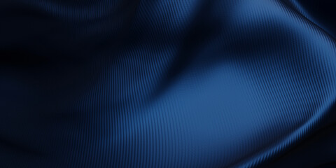 Luxury dark blue fabric background 3d render