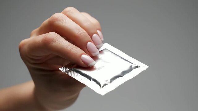 Close Up Hand Actions With Tools And Cards.