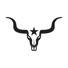 Western Brand Identity With Iconic Cattle Symbol