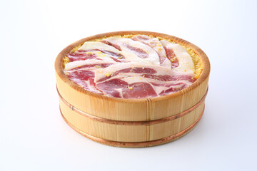 豚ロース肉の西京味噌漬け　樽入り