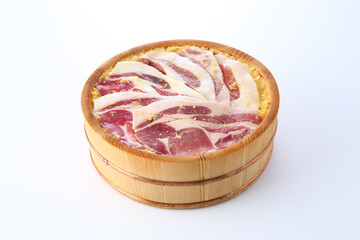 豚ロース肉の西京味噌漬け　樽入り