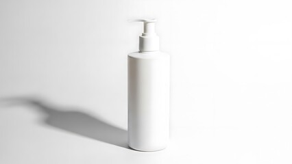 White plastic cosmetic dispenser bottle with pump white bottle plastic bottle 2 cosmetic bottle pump bottle
