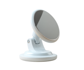 Unbranded silicone suction phone mount with lever open isolated on transparent background.
