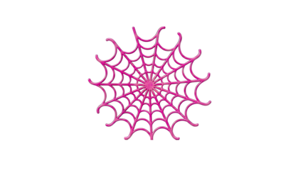 Pink Spider Web