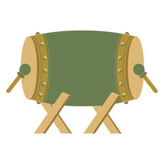 Islamic Drum Illustration