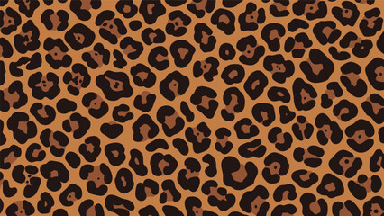 Seamless Leopard Print Vector Illustration - Trendy Animal Skin Pattern for Fashion and Design © PDWN Creative