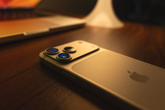 iPhone 17 Pro Max in silver colour shot in Bangalore, India, on October 28, 2025