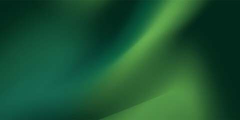 Abstract blurred gradient mesh background in green.Vector illustration art