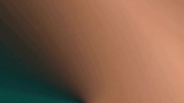 Smooth animated gradient background shifting between deep teal, turquoise, and warm copper brown tones in a linear flow.