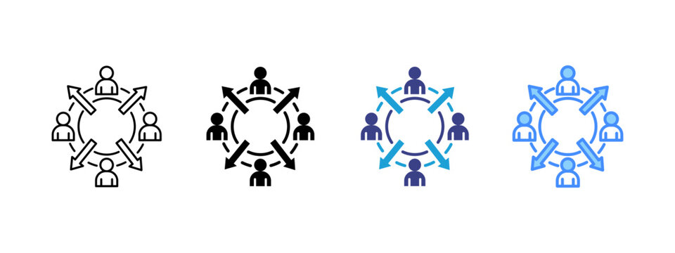 External icon set multiple style collection