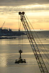 Naples Industrial and Cruise Port in Italy