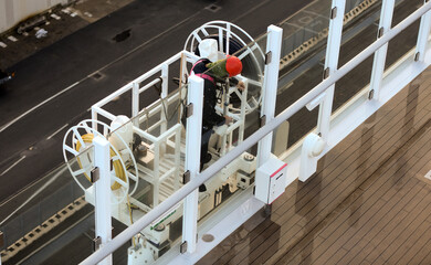 working at height for window cleaning

