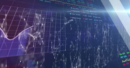 Animation of network of connections and data processing over doctor and patient - Powered by Adobe
