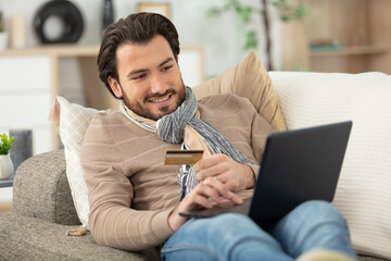 man buying online is faster and easier