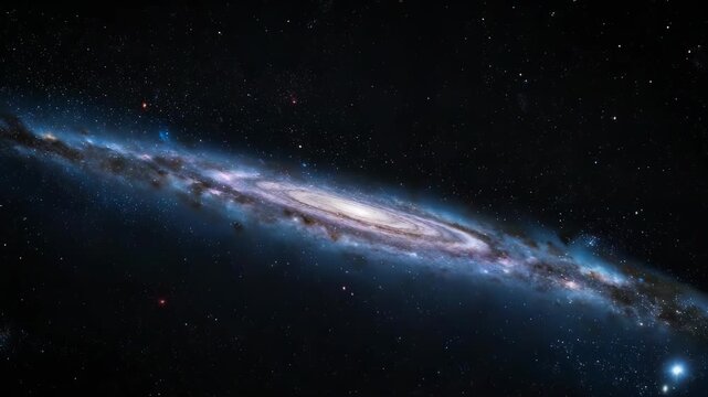 Galaxy Rotation in Deep Space Cosmos.