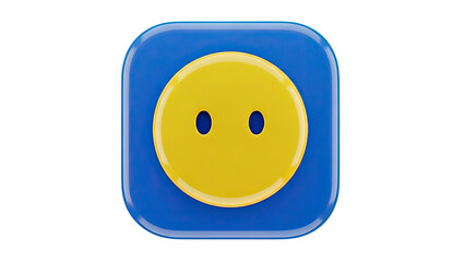 3D Smiley Face Icon