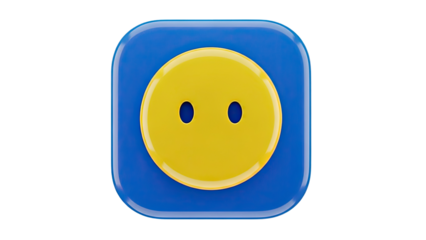 3D Smiley Face Icon
