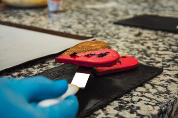 Heart-shaped cookies / Valentine’s Day © Hubert