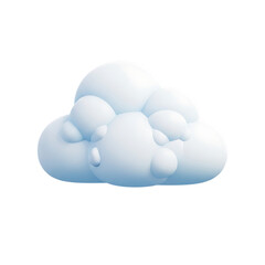 A white cloud icon on a transparent background with a black backdrop