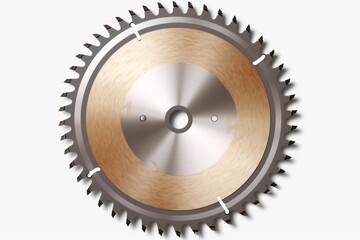 Metal circular saw blade with tungsten carbide teeth for cutting materials