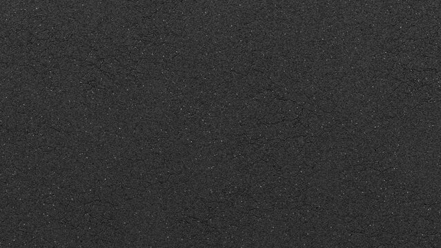 Dark asphalt pavement road surface close-up background texture. 3D rendering illustration