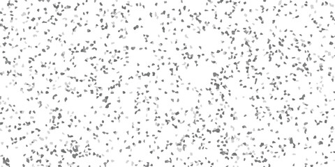 Scattered mosaic tile pattern with irregular gray shapes on white, abstract geometric background for creative design