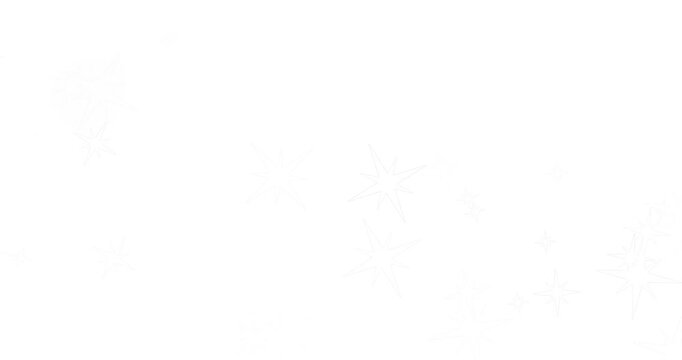 White letters on white background