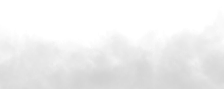 Transparent winter fog overlay, realistic smoke effect png resource for digital design