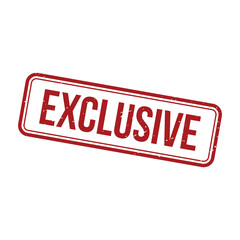 Exclusive Stamp, Exclusive Grunge Square Sign