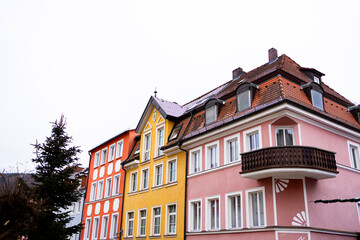 Fototapeta premium bad brueckenau bavaria in winter