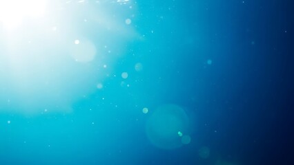 Blue Background With White Light Bokeh gradient blue light effect