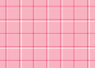 Fototapeta premium Seamless windowpane pattern. Soft pink repeating background textile fabric design for kidswear and womens clothing