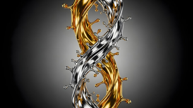 DNA double helix structure molecular model genetic code. - Powered by Adobe