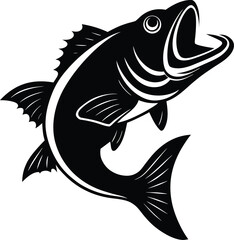 Jumping Fish Silhouette