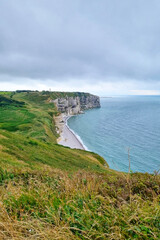 Scenic Coastal Cliffs and Ocean View for Travel and Nature Designs