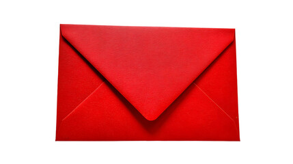 A Red Envelope Showcases Classic Asian Holiday Gift Symbol Isolated on White PNG