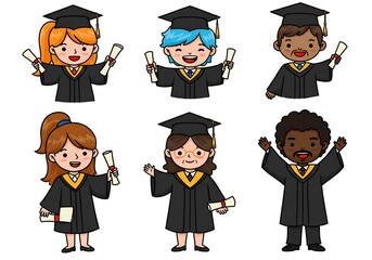 卒業の笑顔たち