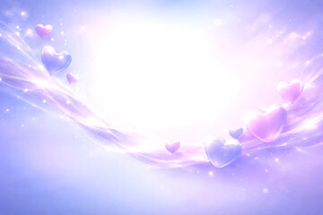 Love concept, Valentine background with much red hearts on white, Valentine frame and border, Generative ai