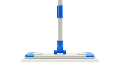 Modern Flat Mop with Blue Accents