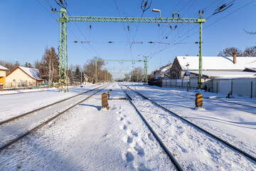 Extreme winter weather affecting railway infrastructure
