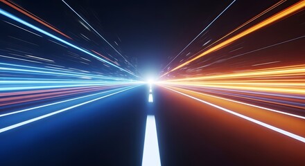 A professional woman in a grey suit stands confidently in an open plan office
