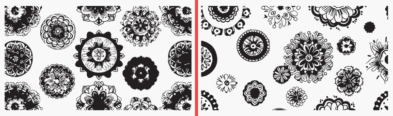 mandala circle illustration, decorative pattern drawing, ornamental mandala artwork, ethnic circle design, hand drawn pattern clipart, geometric mandala illustration, stock decorative artwork

