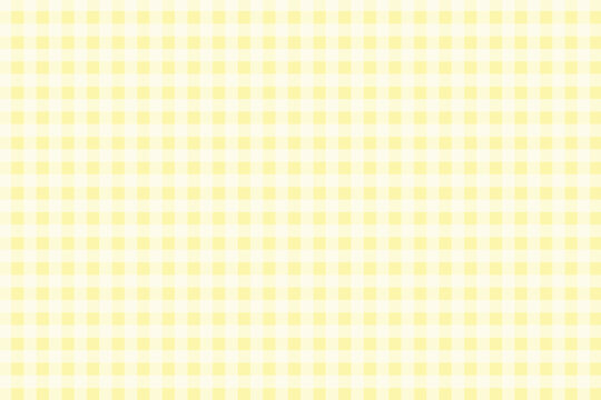 Seamless plaid gingham pattern background, butter yellow plaid chequered pattern for clothing