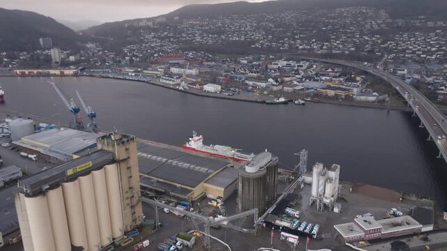 The Norwegian city of Drammen