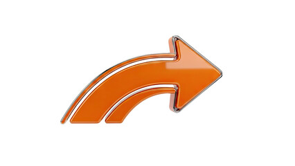 Shiny Orange Arrow